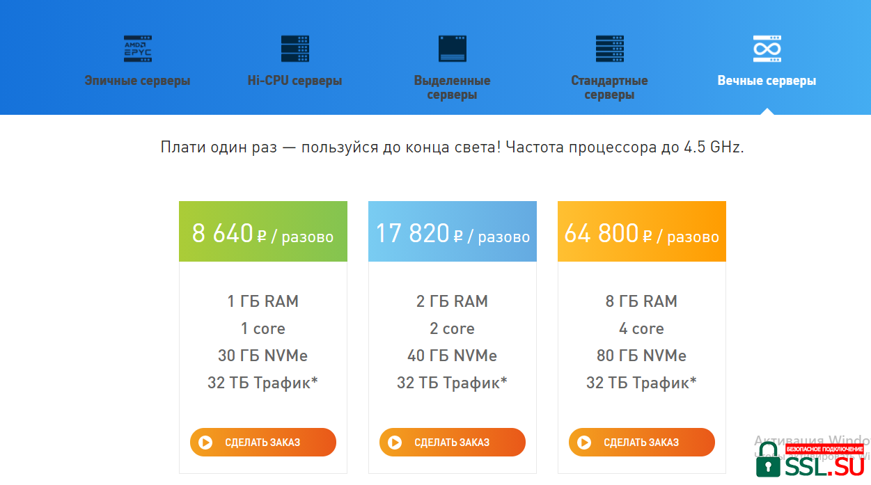Тариф "Вечный сервер" от VDSina стал дороже, но...